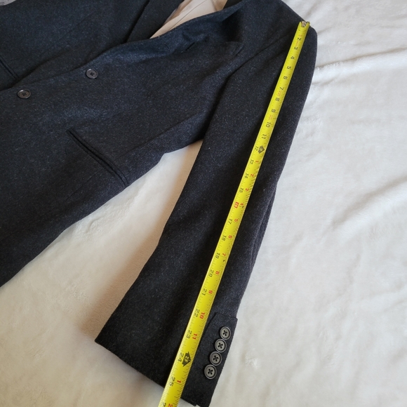 *SOLD* John Varvatos Basketweave Notch Lapel Wool Cashmere Suit Jacket Coat 40 - Picture 10 of 15